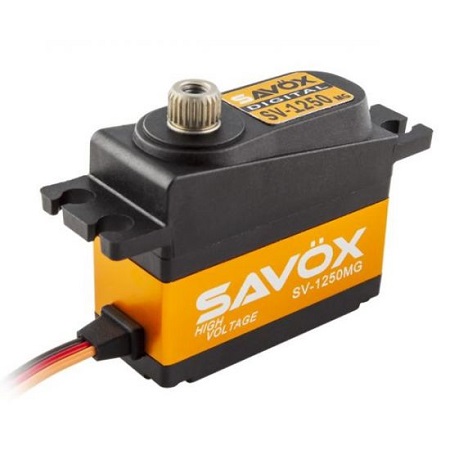 Savox SV-1250MG Servo midi digitale HV 8 kg/cm 0,095 sec/60 gradi (7,4V)